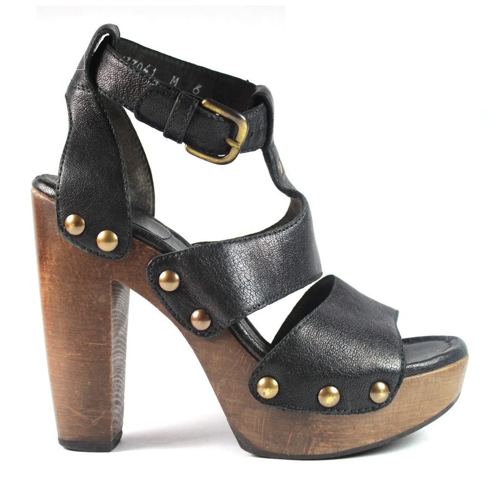 Stuart Weitzman Women Heels Joyie Black Leather 6